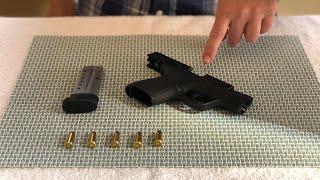 How to LOAD amp UNLOAD a handgun  for beginners [upl. by Fulcher135]