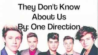 One Direction  They Dont Know About Us Lyrics  Pictures [upl. by Neelyad]