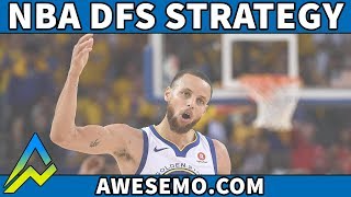 DraftKings amp FanDuel NBA DFS Strategy  Mon 1022  Awesemocom [upl. by Alessandra]