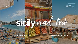 Eastern Sicily Road Trip  Euro Summer Vlog Itinerary White Lotus Vibes [upl. by Marston]