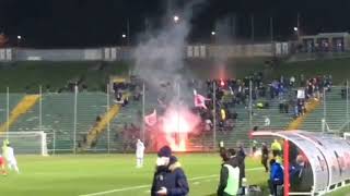 Ultras Ancona accolgono i pescaresi [upl. by Ahael]