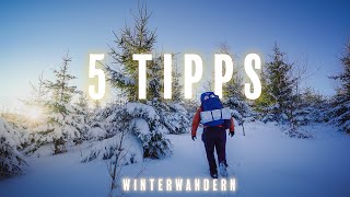 5 Tipps für die erste Winterwanderung  Wanderausrüstung [upl. by Odab520]