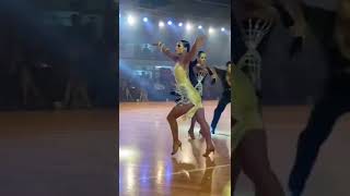 Tiago Castro amp Nikolina Melin  Crazy Samba Funny Ballroom Video Shorts [upl. by Allison]