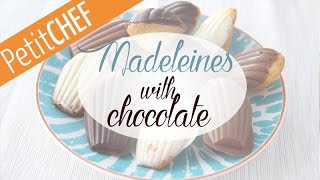 Recipe quotMadeleines with chocolatequot Petitchefcom Step by Step [upl. by Rammaj]