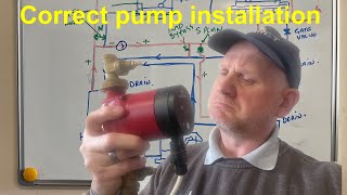 How to install a pump in a central heating system [upl. by Enrahs]