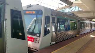 Transperth Aseries sets 3925 departing Stirling stn [upl. by Anerok]