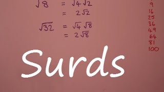 Surds [upl. by Gregoor]