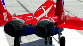 DCS MiG29OVT Nozzle test 1 [upl. by Nicol175]