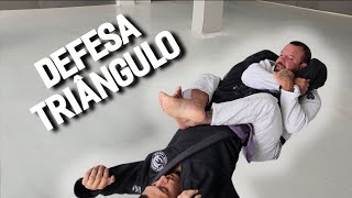 A DEFESA DO TRIÂNGULO MAIS EFICAZ PARA INICIANTES  AULAS DE JIUJITSU [upl. by Anawait]