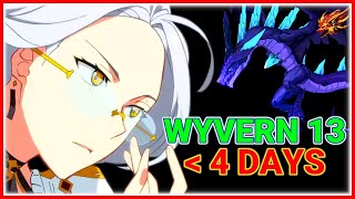 Wyvern 13 Auto under 4 Days 🔥 F2P Epic Seven Guide 2024 [upl. by Rabka]