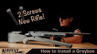 How to Install Remington 700 Stock  Grayboe Ridgeback [upl. by Proctor30]