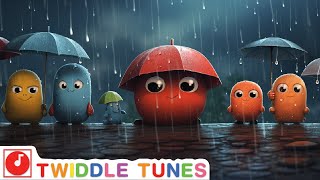 Pitter Patter Rain Song  Little Drops of Rain  Rain Drops Nursery Rhymes  Kids Song [upl. by Margetts]