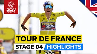 Wout Van Aert Masterclass In Calais  Tour De France 2022 Stage 4 Highlights [upl. by Marder]