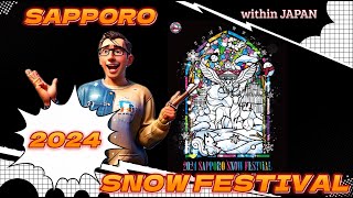 Sapporo snow festival 2024 [upl. by Theda]