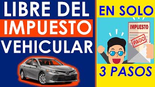 😰¿Cómo SABER si debo por IMPUESTO VEHICULAR y cómo PAGAR por internet😰 Consultar PLACA GRATIS [upl. by Ordnassela]