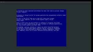 bsodexe but on Windows XP [upl. by Vihs]