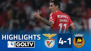 GOLAZO de Di María 🇦🇷  Benfica 4  1 Rio Ave  GOLES  Primeira Liga de Portugal [upl. by Weissberg]