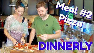 Dinnerly Meal 2 Pizza  Meal Kit Review Cooking and Taste Test [upl. by Naiditch]