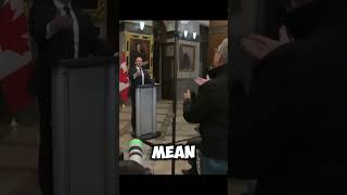 Poilievre SLAMS bias liberal heckler [upl. by Nidnarb]