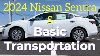 2024 Nissan Sentra S The BEST Basic Transportation Car [upl. by Addison960]