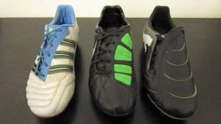 Adidas adipower Predator VS Nike T90 Laser III VS Puma PowerCat 110  Comparison [upl. by Drofiar]