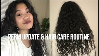 Perm Update and Hair Care Routine [upl. by Dennie]