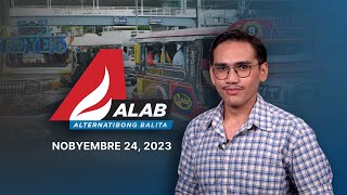 Strike kontra jeepney phaseout  ALAB Alternatibong Balita  Nobyembre 24 2023 [upl. by Abby]