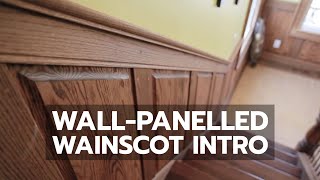 Wall Panelled Wainscot Intro [upl. by Ynnaf983]