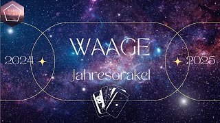 Waage ♎️ Orakel für 20242025 🍀 Ein tolles Jahr beginnt [upl. by Corbie]