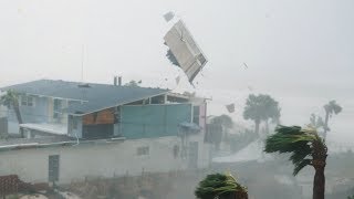 Extreme 4K Video of Category 5 Hurricane Michael [upl. by Stone]