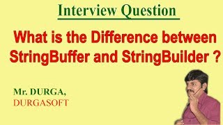 Difference between StringBuffer and StringBuilder [upl. by Ahsauqram247]