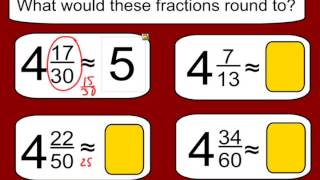 Estimating Sums and Differences with Fractions [upl. by Harias504]