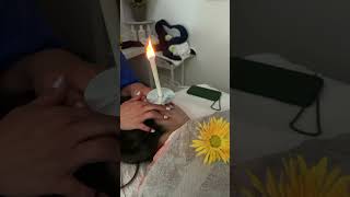 ear candling ohrenkerzen shorts [upl. by Primrosa802]