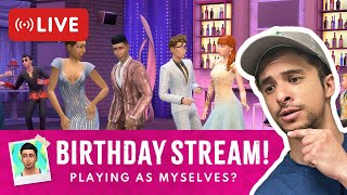 Townie Turns 29 Sims 4 Birthday Stream [upl. by Adnilrem]