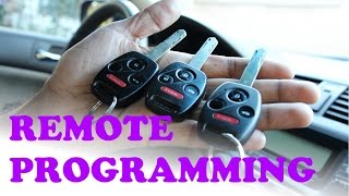 How to PROGRAM your KEY REMOTE for FREE [upl. by Adaline]