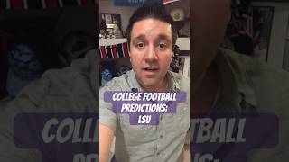 CFB Predictions LSU collegefootball predictions football lsu lsufootball ncaaf sports fyp [upl. by Aihsatsan363]