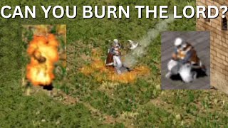 What happens if you BURN THE LORD  Stronghold Crusader [upl. by Rafaelof]