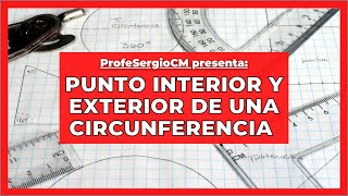 🔟 Punto Interior y Exterior de una Circunferencia  Geometría para Prueba Nacional MEP [upl. by Ahsenod]