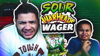 1v1 9 YEAR OLD BROTHER VS MINDOFREZ SOUR WAR HEAD CHALLENGE I ALMOST DIED NOT CLICKBAIT NBA 2K18 [upl. by Yelra]