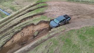 Nissan NavaraFrontier Titan Swapped OffRoad at Drumclog Scotland [upl. by Dorothi]