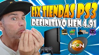 FIX Tiendas PS3 HEN 491 OFICIAL  TODAS LAS TIENDAS 100 FULL FREE WORK [upl. by Ahsart]