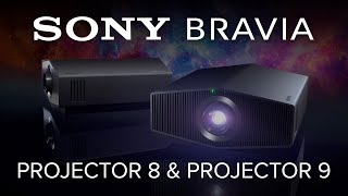 Sony BRAVIA Projector 8 amp Projector 9 BRIGHTER amp Better Images  new features 📽️ [upl. by Nalyak637]