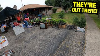 MAN HUNTS YARD SALES FOR VINTAGE TOYS amp VIDEO GAMES [upl. by Adnilev47]