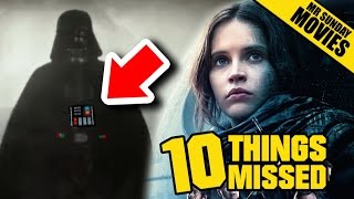 ROGUE ONE A STAR WARS STORY Trailer  Things Missed Easter Eggs amp Future Movies [upl. by Biddy578]