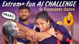 சிரிச்சே சாவ Ready ahhhh 🤣 FUN COUPLE CHALLENGE 🤣  ramwithjaanu [upl. by Hajed]