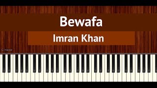 How To Play quotBewafaquot by Imran Khan  BollyPiano Tutorial [upl. by Anatola632]