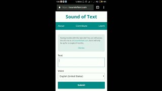 Tutorial cara membuat text suara seperti google  Sound Of Text [upl. by Einot]