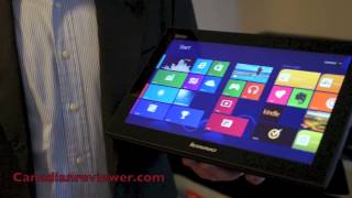 Lenovo ThinkVision External Monitor USB and WiFi Demo [upl. by Titos]