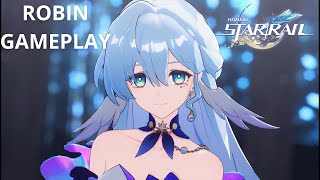 HSR Robin Showcase Gameplay Animations skills ultimate  Honkai Star Rail [upl. by Towny]