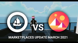 Wearables Trading on the Decentraland Marketplace vs OpenSea  Update March 2021 [upl. by Archangel758]